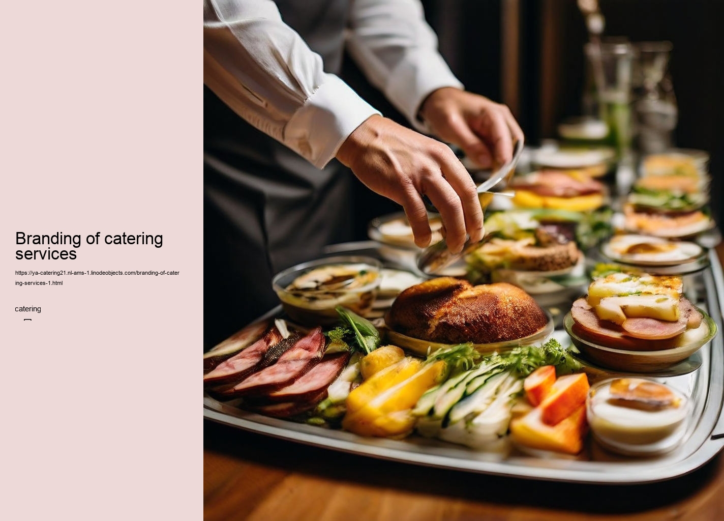 Branding of catering services